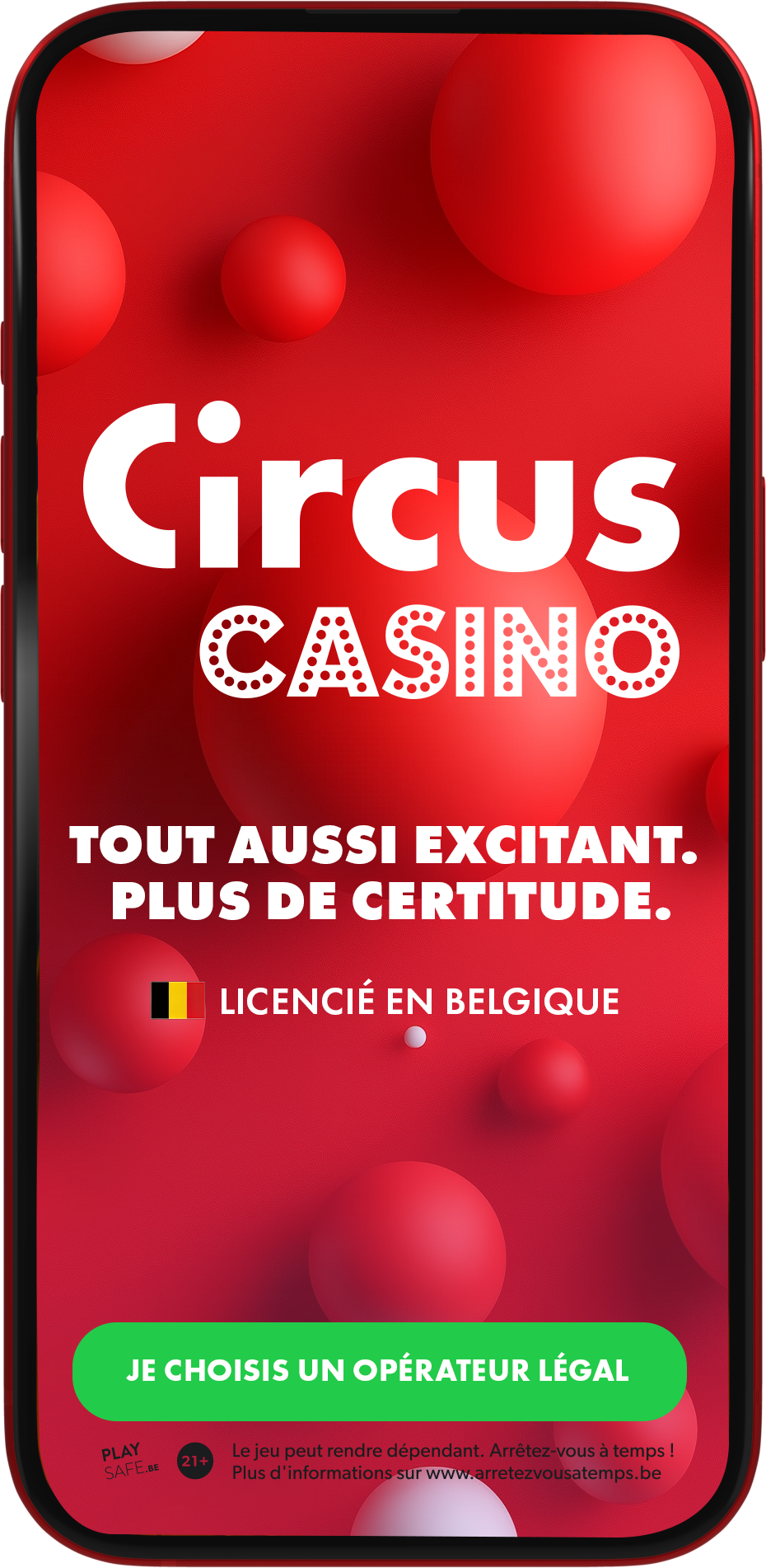 Application mobile Circus Casino